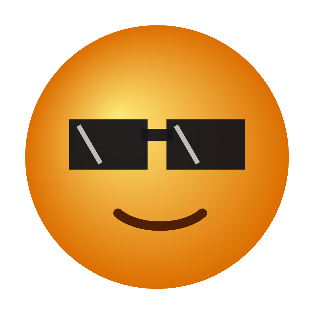 Cool 3D Sunglasses Face